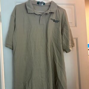 Ticketmaster Texas - polo Beige XL, Outer Banks, Vintage